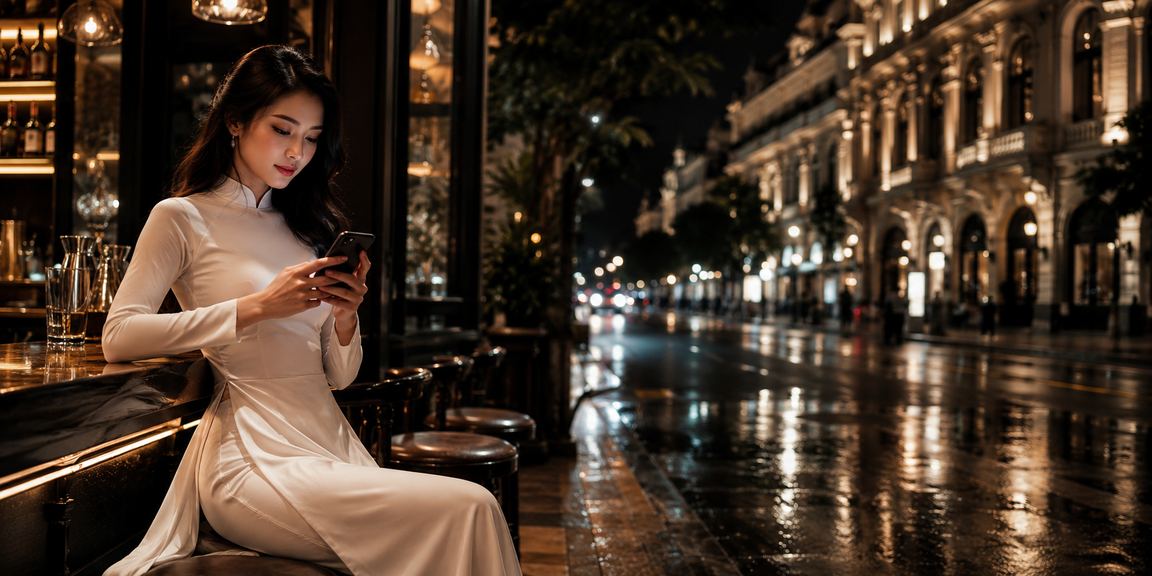 Trò chơi bắn cá và trang phục áo dài truyền thống tại Hà Nội